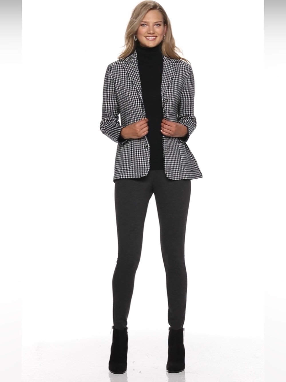 NWT Jacket/Sweater Black & White Sz L